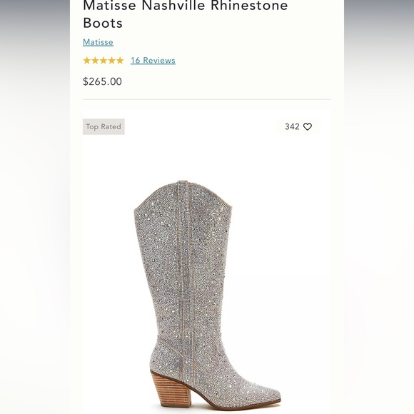 Matisse Crystal Boots - Picture 6 of 6